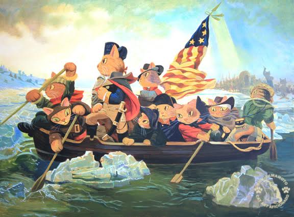 washington crossing the delware 1000-piece puzzle (32-inch)
