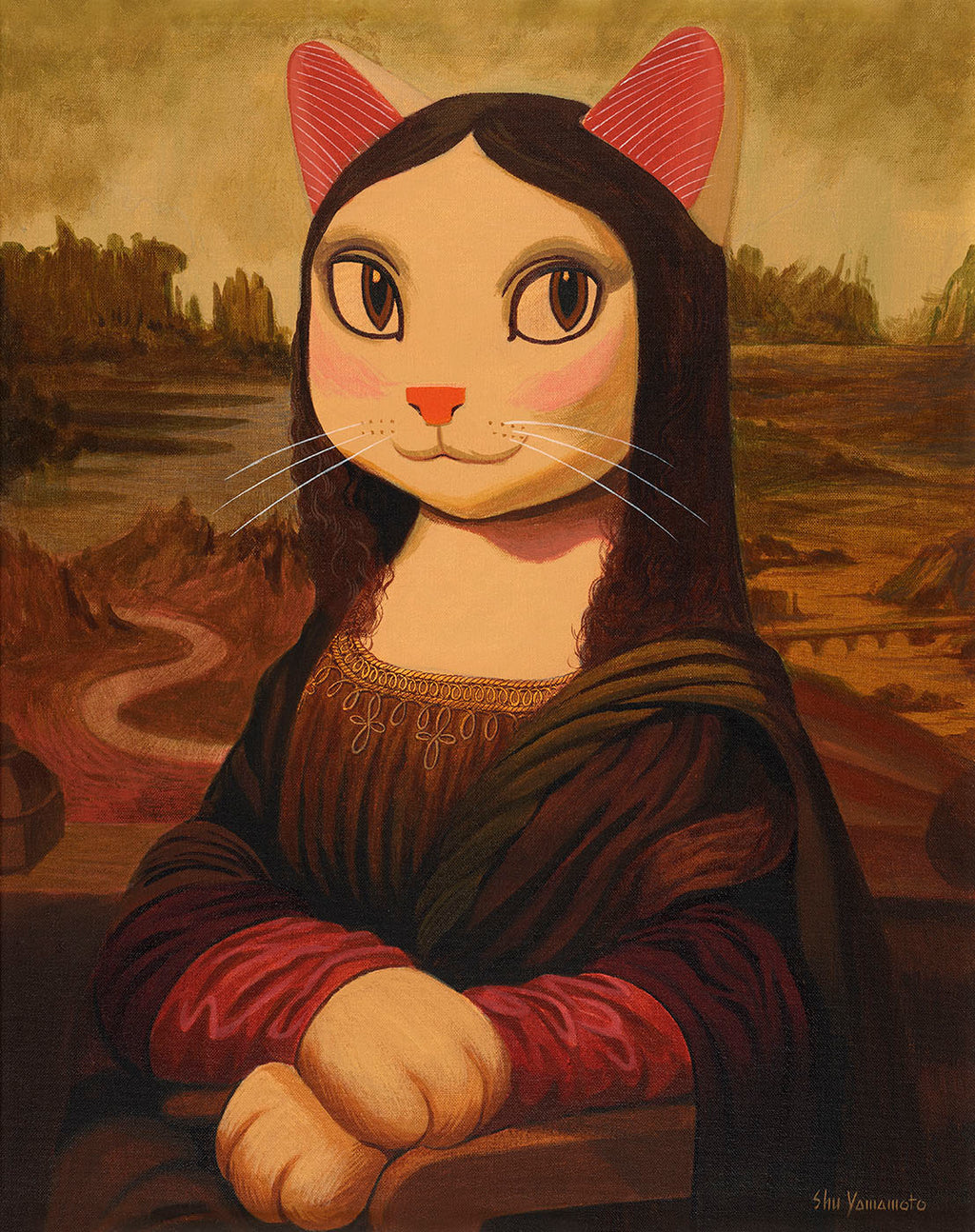 Meowna Lisa Tshirt