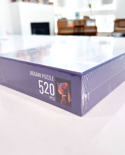 Girl with the Purr-l Earring Puzzle (520 piece)